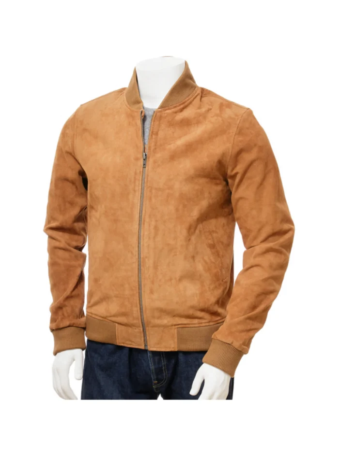 brown-tan-suede-style-leather-jacket-1
